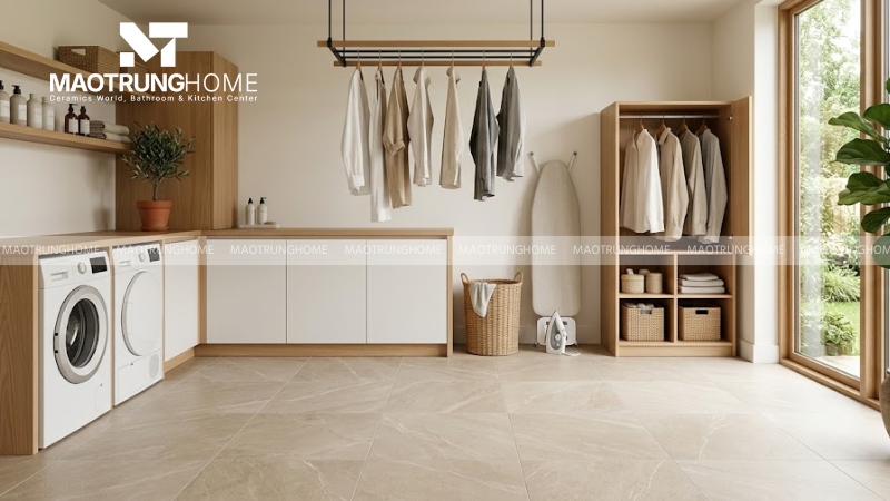 Gạch Porcelain vân đá bề mặt nhám (Mẫu 5)