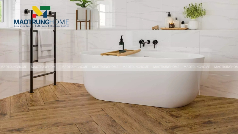 Gạch vân gỗ tạo ma sát cao (Mẫu 2)