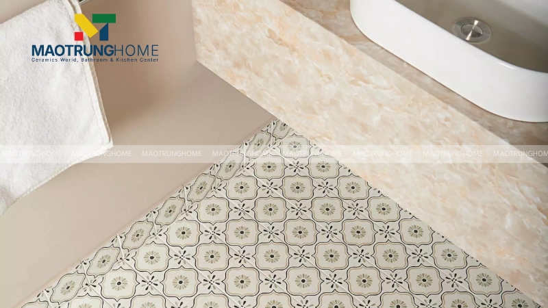Gạch bông và gạch terrazzo phủ men kháng khuẩn (Mẫu 1)