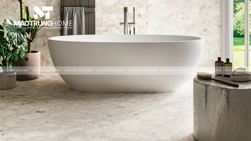 Gạch vân đá tự nhiên bề mặt nhám (Mẫu 4)