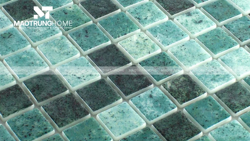 Gạch mosaic thủy tinh cao cấp cho bể nước ngầm