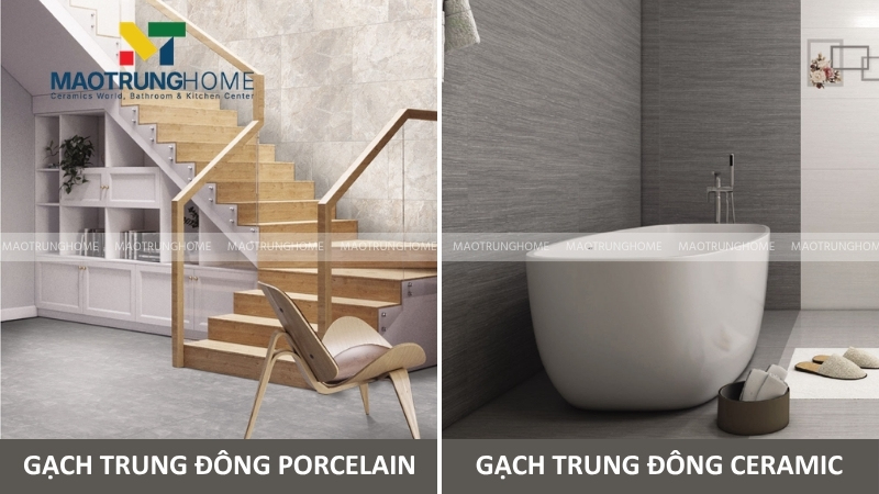 Gạch Porcelain và Ceramic Trung Đông đa dạng mẫu mã