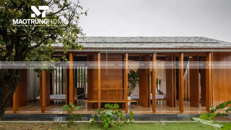 Nhà 3 gian mái ngói được ưa chuộng khi có tính linh hoạt trong đời sống hiện đại