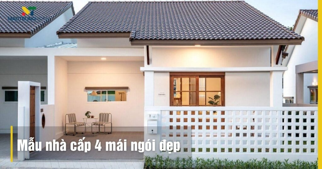 Top 15+ mẫu nhà cấp 4 mái ngói đẹp và hiện đại nhất 2026