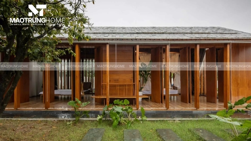 Mẫu nhà vườn 3 gian truyền thống