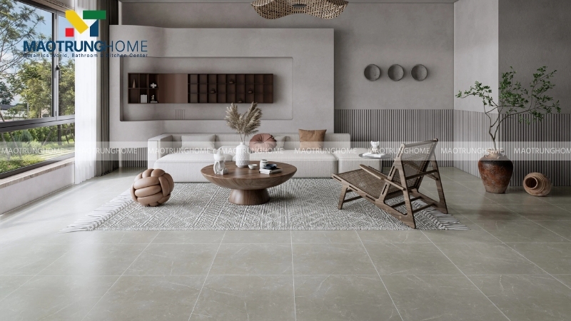 Gạch khổ vuông phù hợp với thói quen ốp lát truyền thống