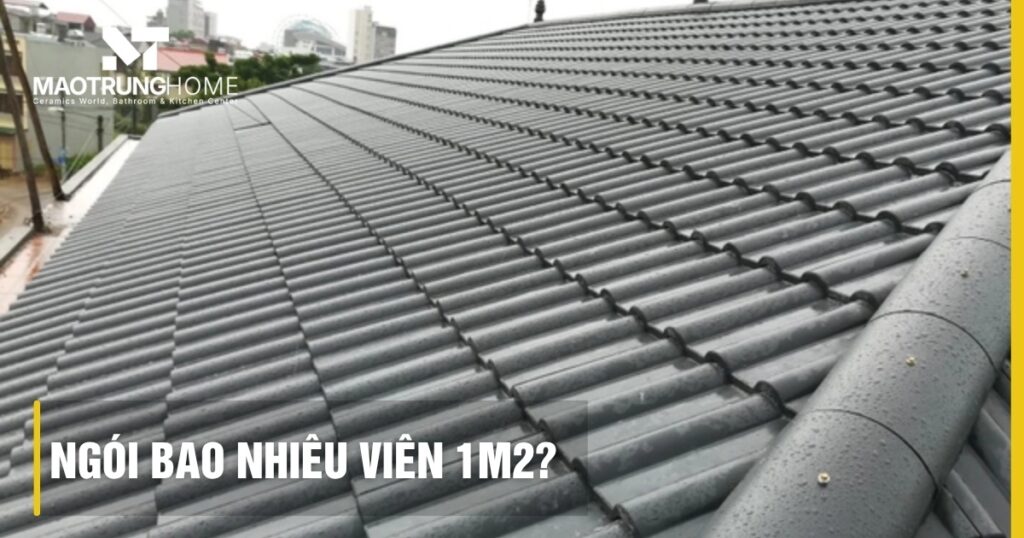 Ngói bao nhiêu viên 1m2? Bảng tra định mức và cách tính chi tiết