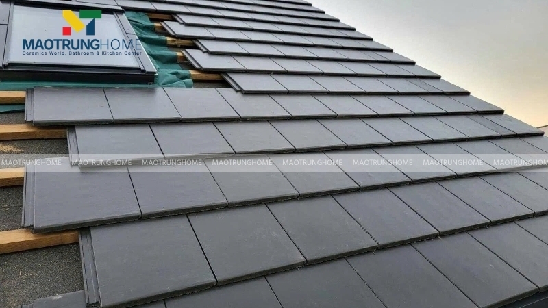 Mẫu ngói Muji Màu Xám dễ phối hợp với nhiều phong cách