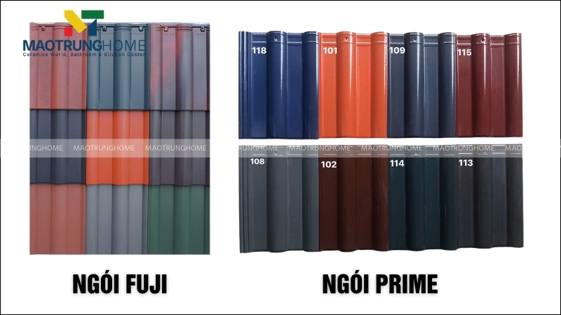 Nếu ưu tiên tải trọng và độ bền cơ học, ngói Fuji tối ưu hơn