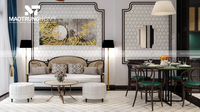 Chất liệu bản địa là yếu tố cốt lõi tạo nên bản sắc của phong cách Indochine