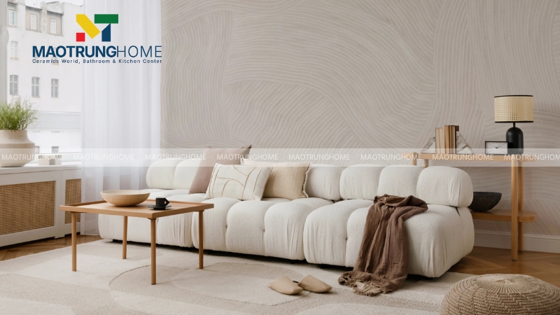 Phong cách Japandi nên sử dụng đồ nội thất thấp mở rộng không gian
