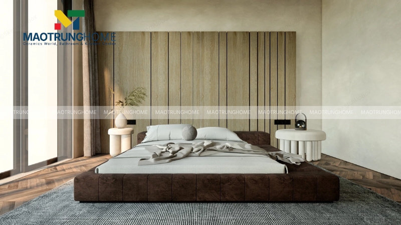 Ứng dụng phong cách wabi sabi cho không gian phòng ngủ