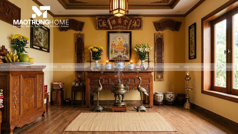 Gạch giả gỗ mang lại vẻ đẹp hoài cổ và ấm áp