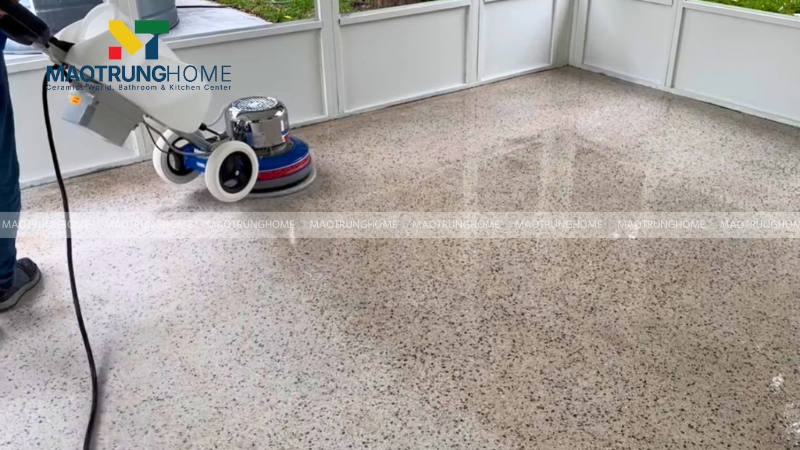 Hướng dẫn vệ sinh và bảo dưỡng bề mặt gạch terrazzo