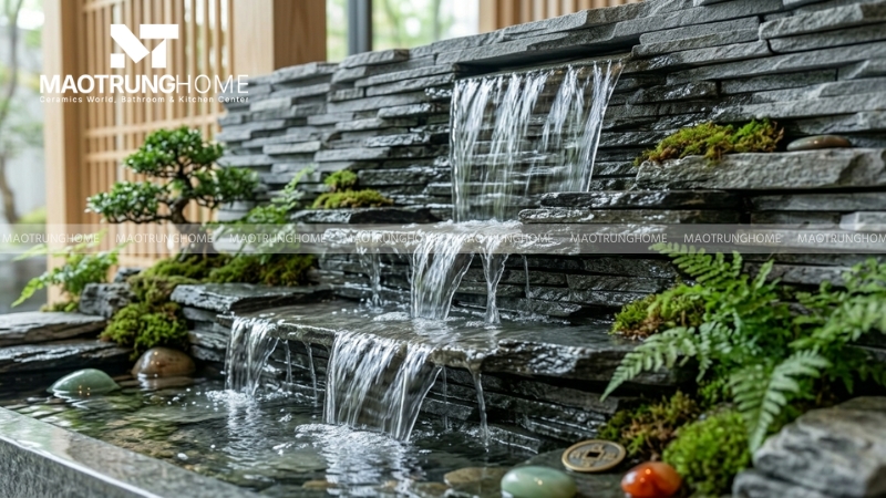 Mức báo giá đá răng lược ốp tườn