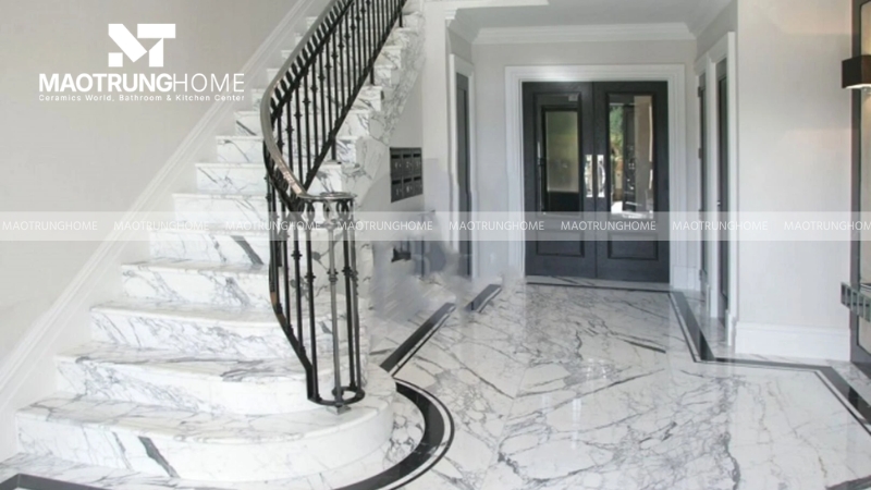 Chọn gạch Granite để ốp lát cầu thang