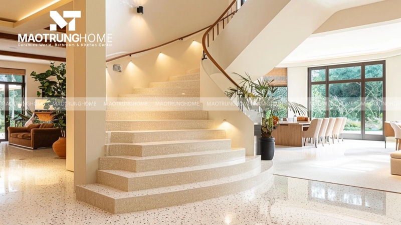 Họa tiết terrazzo độc đáo, bắt trend thiết kế 2026