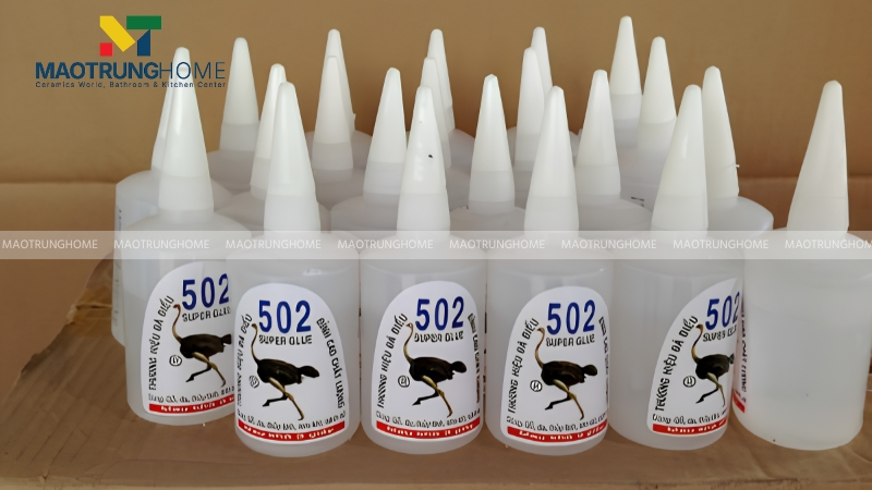 Keo 502 sở hữu khả năng đóng rắn cực nhanh