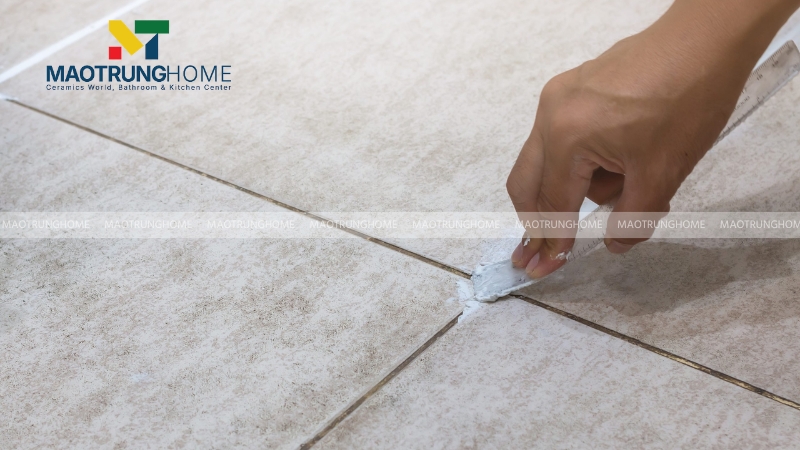 Kiểm tra và phục hồi đường ron bằng keo ron epoxy chống thấm tốt