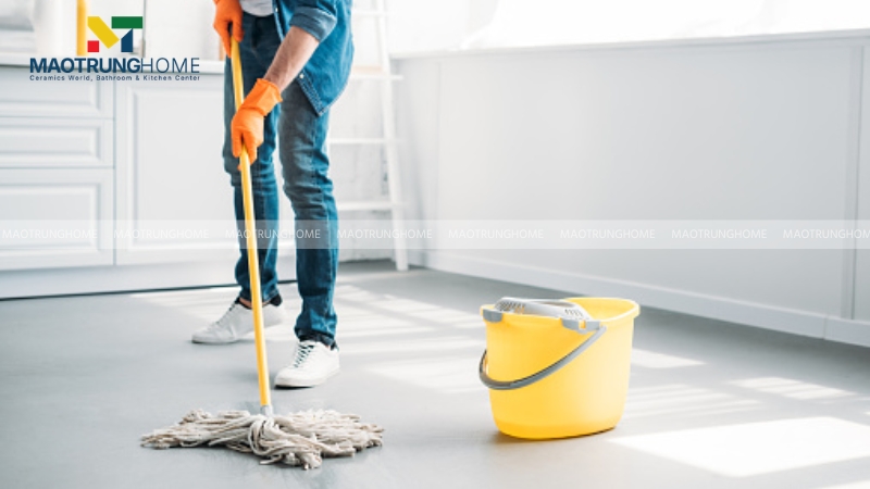 Ưu tiên sử dụng dung dịch lau sàn gốc enzym sinh học