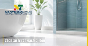 Cách xử lý ron gạch bị đen