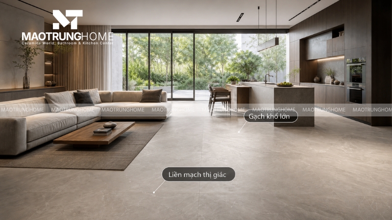 Lợi ích của việc đồng nhất vật liệu lát sàn