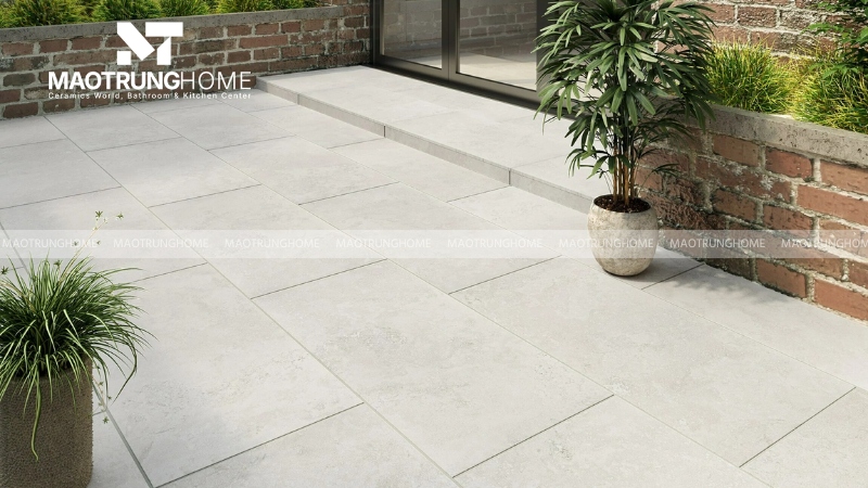 Gạch porcelain lát nền cho khu vực ngoại thất (Mẫu 1)