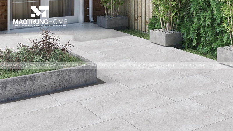 Gạch porcelain lát nền cho khu vực ngoại thất (Mẫu 4)