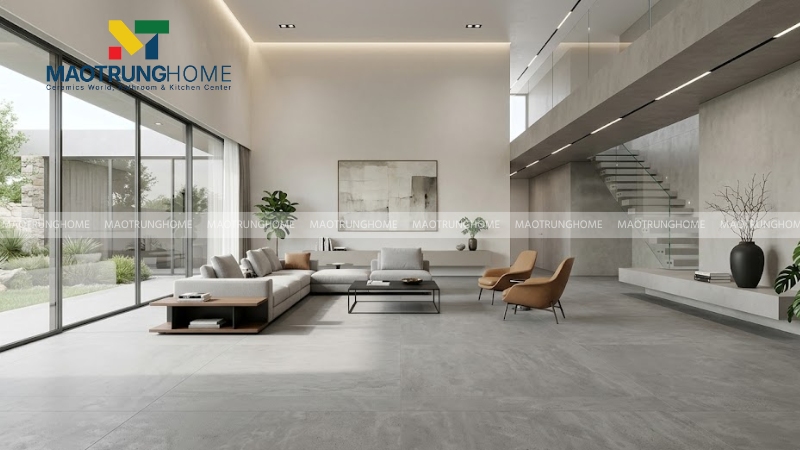 Mẫu lát sảnh phong cách hiện đại và tối giản (Mẫu 6)