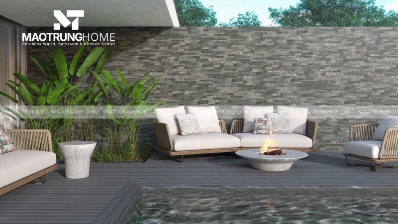 Đá Slate và gạch giả đá chẻ (Mẫu 4)