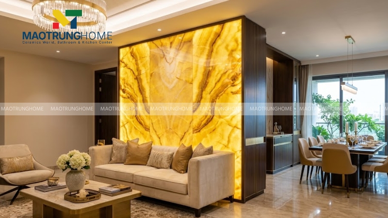 Mẫu vách ngăn không gian phòng khách (Mẫu 2)