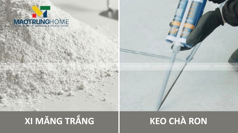 Bản chất của keo phủ mạch gạch và xi măng trắng