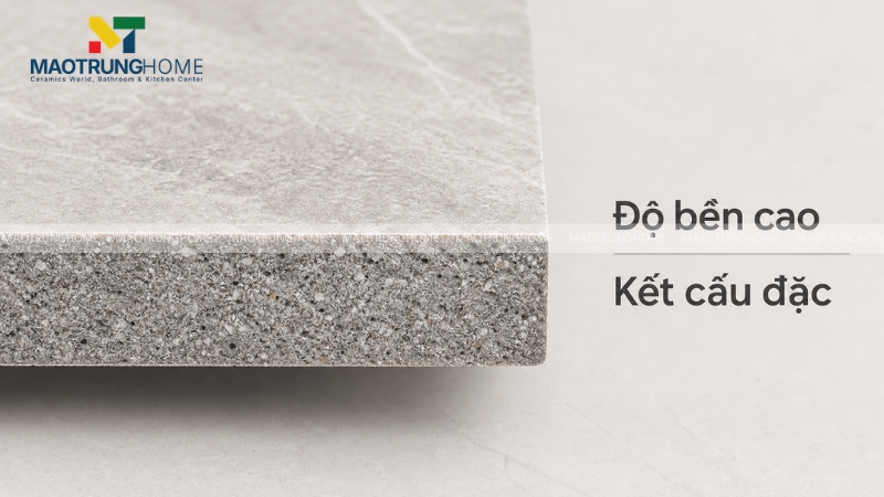 Kết cấu đặc chắc của gạch