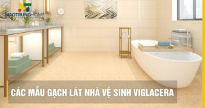 Các mẫu gạch lát nhà vệ sinh Viglacera chống trơn tốt 2026