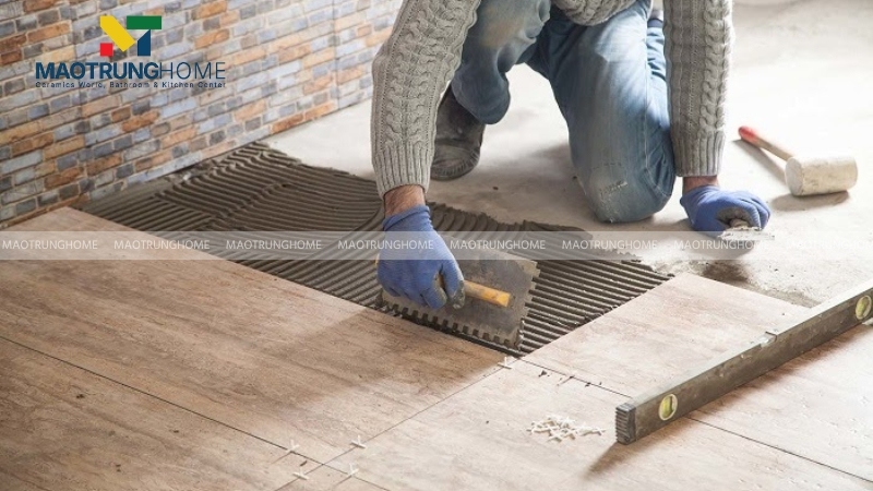 Các nhà thầu chính cần giám sát kỹ thuật chặt chẽ thầu phụ hoàn thiện trong quá trình lát nền