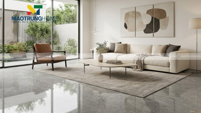 Mẫu gạch 60x60 Viglacera vân đá (Mẫu 10)