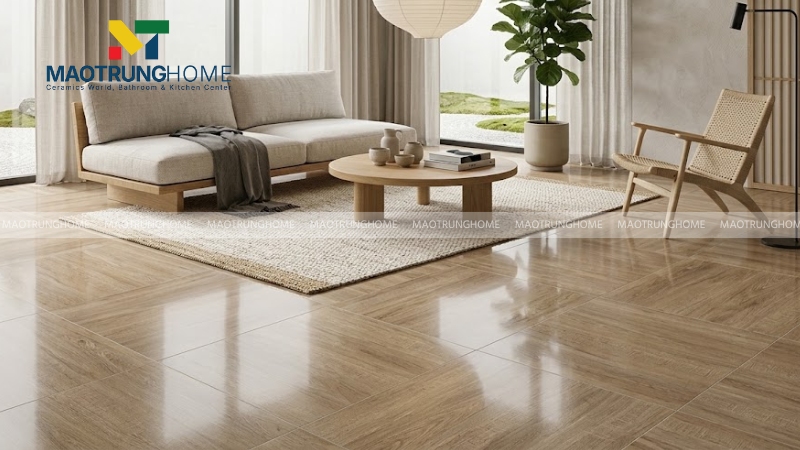 Mẫu gạch 60x60 Viglacera vân gỗ (Mẫu 7)
