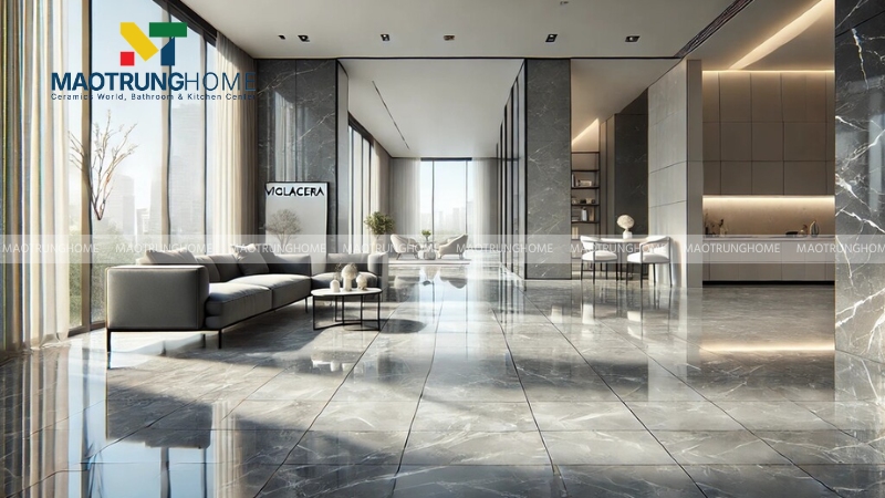 Mẫu gạch 60x60 Viglacera vân đá (Mẫu 8)