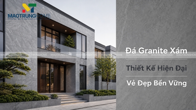 Đá Granite sở hữu kết cấu tinh thể đặc chắc, độ cứng cao và khả năng chống trầy xước tốt