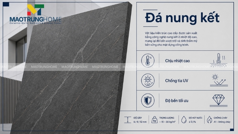 Một số đặc điểm của đá nung kết