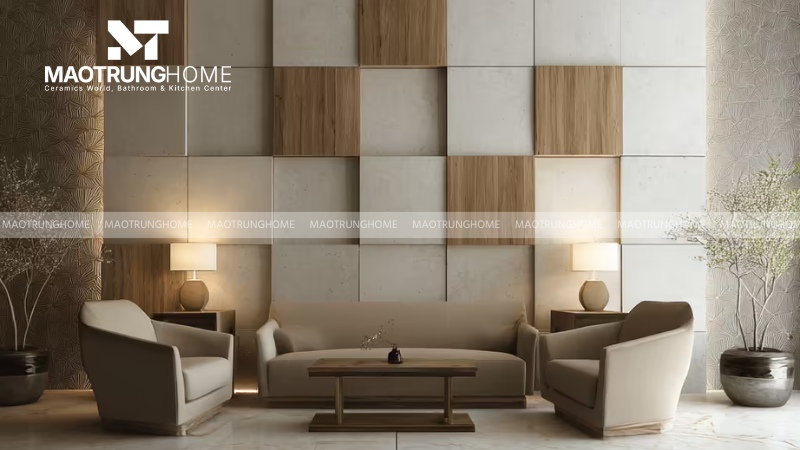 Gạch nổi 3D hình học hiện đại (Mẫu 2)