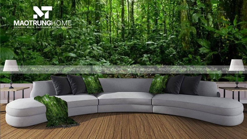 Gạch tranh 3D phong cảnh, nghệ thuật (Mẫu 1)