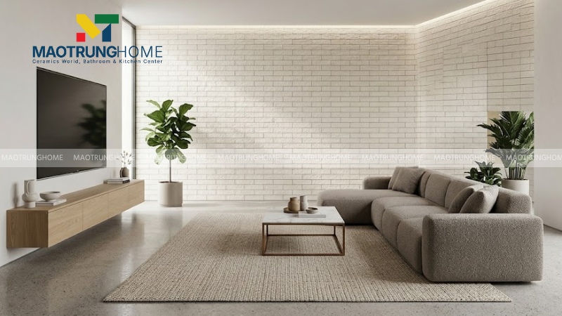 Gạch thẻ 3D tạo điểm nhấn tinh tế (Mẫu 4)