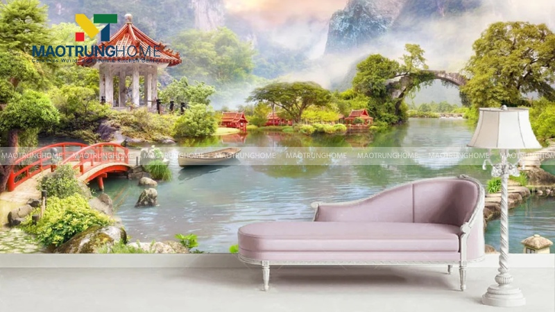 Gạch tranh 3D phong thủy (Mẫu 2)