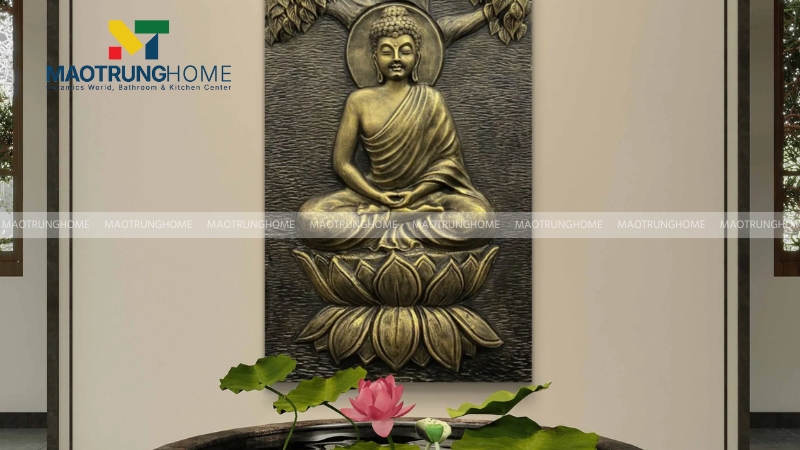 Mẫu gạch 3D chủ đề Phật giáo (Mẫu 3)