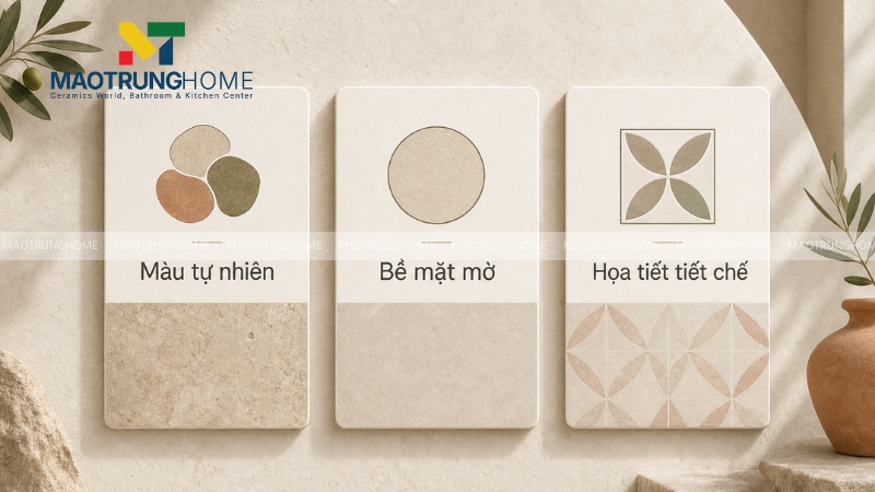 Phong cách Địa Trung Hải có một số điểm đặc trưng khi chọn gạch lát nền