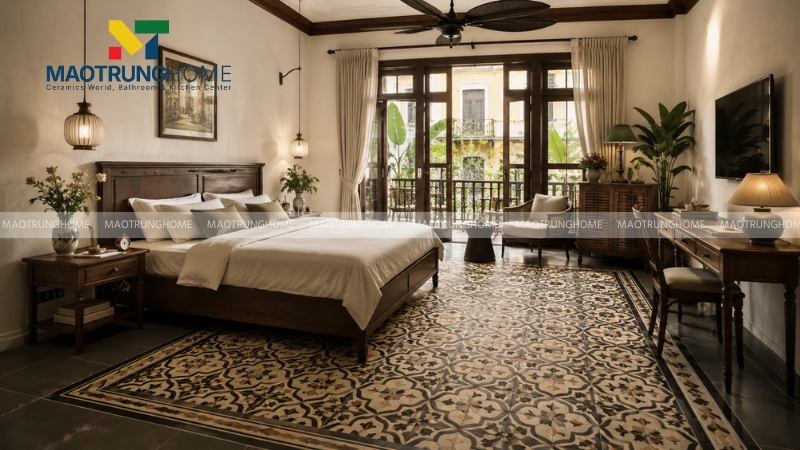 Gạch bông họa tiết cổ điển (Mẫu 3)
