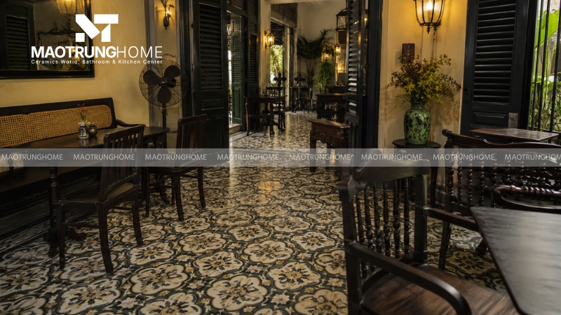 Gạch bông họa tiết cổ điển (Mẫu 4)