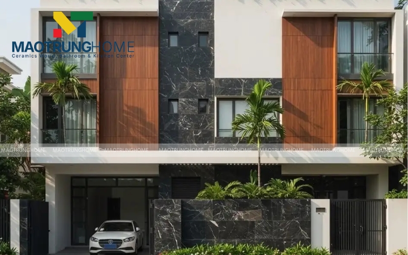 Điểm nhấn khỏe khoắn và vững chãi cho chân tường