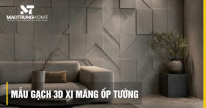 Tổng hợp các mẫu gạch 3D xi măng ốp tường độc đáo nhất